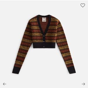 Kith Womens Sydney Cropped Logo Cardigan